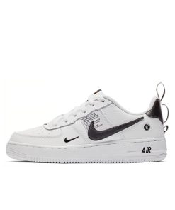 (GS) 나이키 에어포스 1 로우 유틸리티 화이트 블랙 AR1708-100