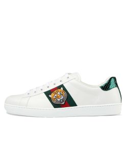 구찌 에이스 타이거 자수 스니커즈 457132 02JP0 9064