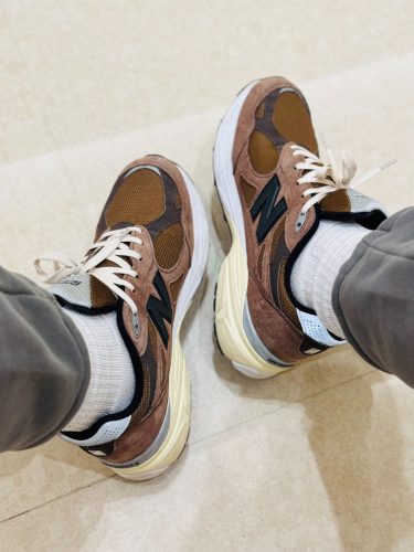 【💥한정판 연명】뉴발란스 x JJJ자운드 990v3 메이드 인 USA 몬트리올 브라운 M990JB3 photo review