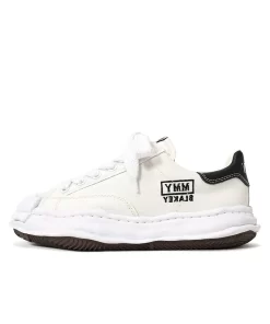 메종 미하라 야스히로 블레이키 OG 솔 캔버스 로우탑 스니커즈 화이트 A08FW735-WHITE